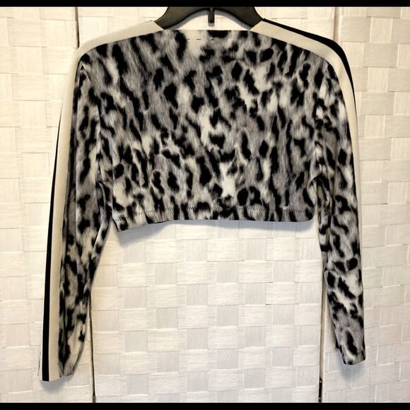 Animal Print long Sleeve crop top Small - Picture 5 of 6